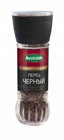 Мельница стеклянная "Перец черный" 47 г.